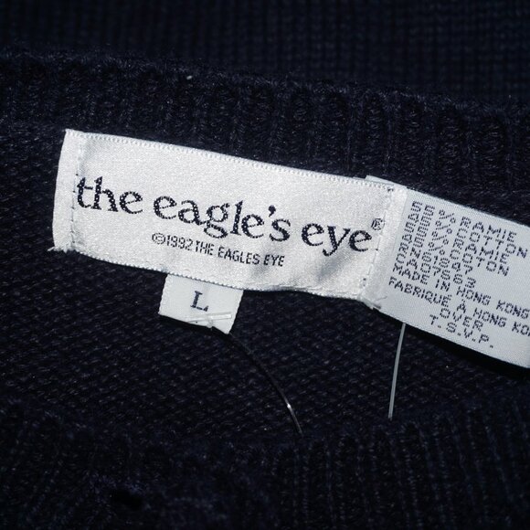 Vintage 90s Floral Christmas Knit Cardigan Sweater - Picture 10 of 13